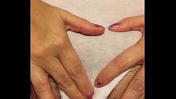 Massaging her softly