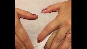 Massaging her softly