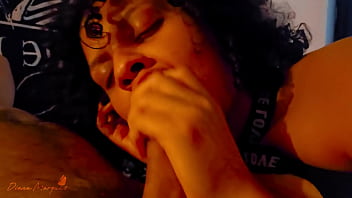 Diana’s giving him the perfect birthday blowjob