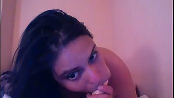 Ginger paris orange cream flavored dildo oral sex