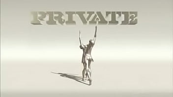 Deniska on bed wearing lingerie masturbating as man screws her anal