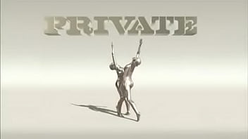 Deniska on bed wearing lingerie masturbating as man screws her anal