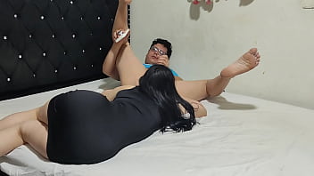 Eating with my step cousin