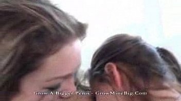 Deepthroat blowjob chicks threesome