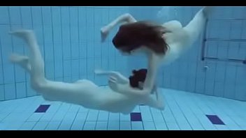 Under water striptease