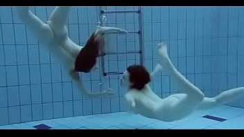 Under water striptease