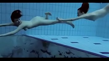 Under water striptease