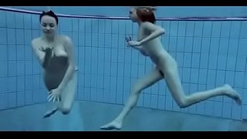 Under water striptease