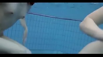 Under water striptease