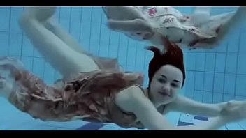 Under water striptease