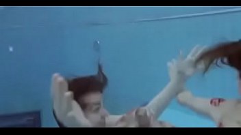 Under water striptease