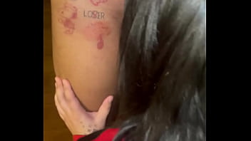 Caught a naughty one on christmas eve