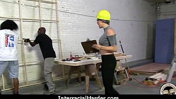 Huge black cock takes little white ass 23