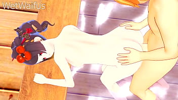 Chiori wants her pussy cleaned with white hot cum genshin impact hentai