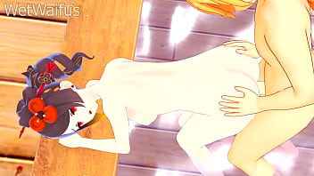 Chiori wants her pussy cleaned with white hot cum genshin impact hentai