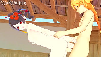 Chiori Wants Her Pussy Cleaned With White Hot Cum Genshin Impact Hentai thumbnail