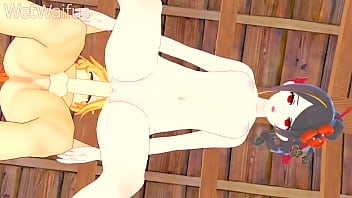 Chiori wants her pussy cleaned with white hot cum genshin impact hentai