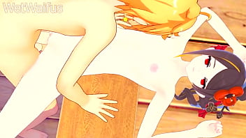Chiori wants her pussy cleaned with white hot cum genshin impact hentai