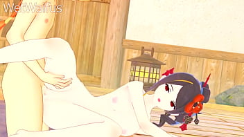 Chiori wants her pussy cleaned with white hot cum genshin impact hentai