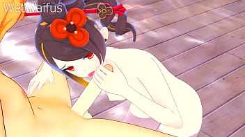 Chiori wants her pussy cleaned with white hot cum genshin impact hentai