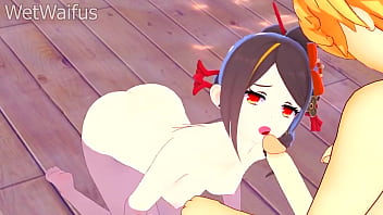 Chiori wants her pussy cleaned with white hot cum genshin impact hentai