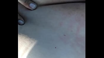 Riding creampie in field