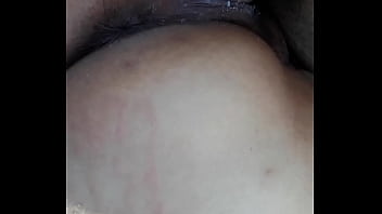 Riding creampie in field