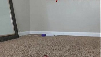 Rei gagging on dildo