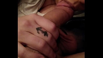 Sexy slut sucks daddy's dick till he cums