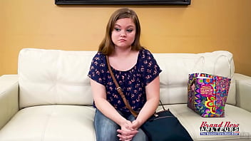 Big titted coed lauren sucks a cock to get her wet pussy fucked and jizzed