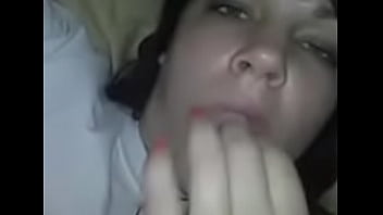 Bbw milf playing with her pussy