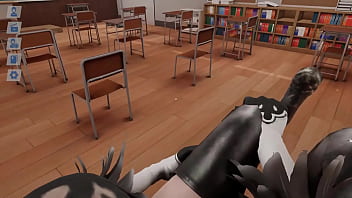 2b's pussy became stretched due to leon's huge cock resident evil nier automata 3d hentai game animation