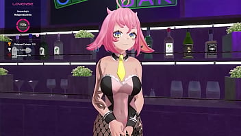 Fucking a bunny vtuber at the bar
