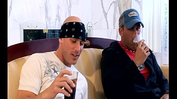 Slutty blonde milf fucked by two cock