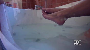 Hungarian blonde kink specialist gives great pov footjob