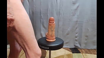 Busy Bottom Loves Her Dildo Ride thumbnail