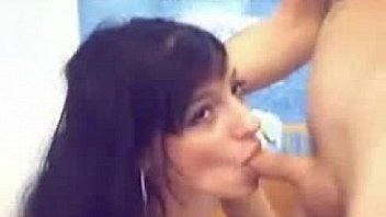 Petite amateur young got facial pounded