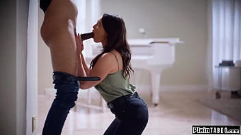 Guy Ratted Out His Stepbrother To Protect Milfangry At First She Gives In And They Kissthe Small Tits Babe Sucks His Big Cock And Rides His Bbc thumbnail