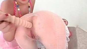 How many toys can hide a lesbian ass