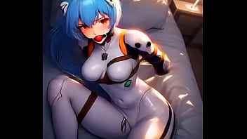 Rei ayanami in tight suit tied Rei ayanami in tight suit tied