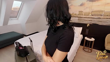 Kira’s rack takes tommy’s load in savage hotel fuck