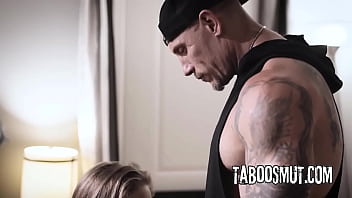 Hot blonde college babe has sex with the repo man