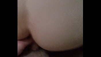 Enjoying anal play with husband