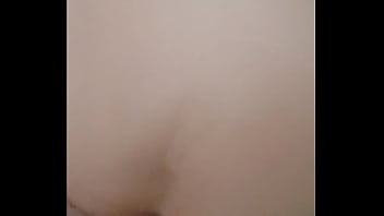 Enjoying anal play with husband