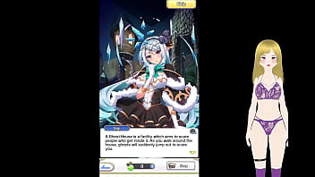 Big tits anime girl pussy licking and fingering in public park