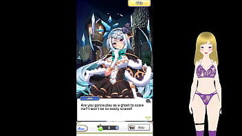 Big tits anime girl pussy licking and fingering in public park