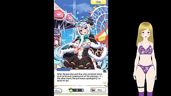 Big tits anime girl pussy licking and fingering in public park