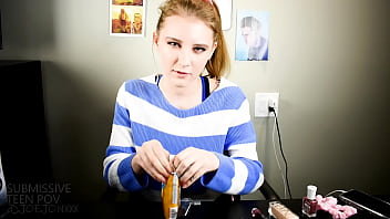 Girl turns 18 and celebrates