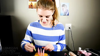 Girl turns 18 and celebrates Girl turns 18 and celebrates