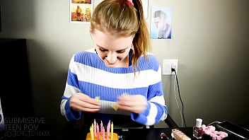 Girl turns 18 and celebrates